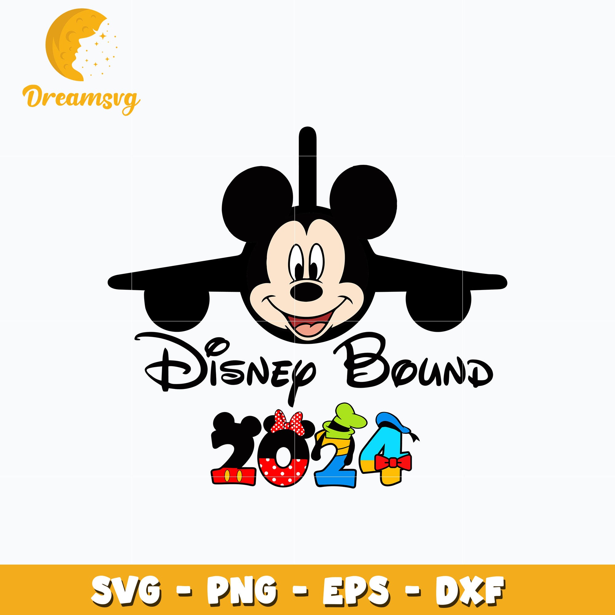 Mickey mouse disney bound 2024 svg