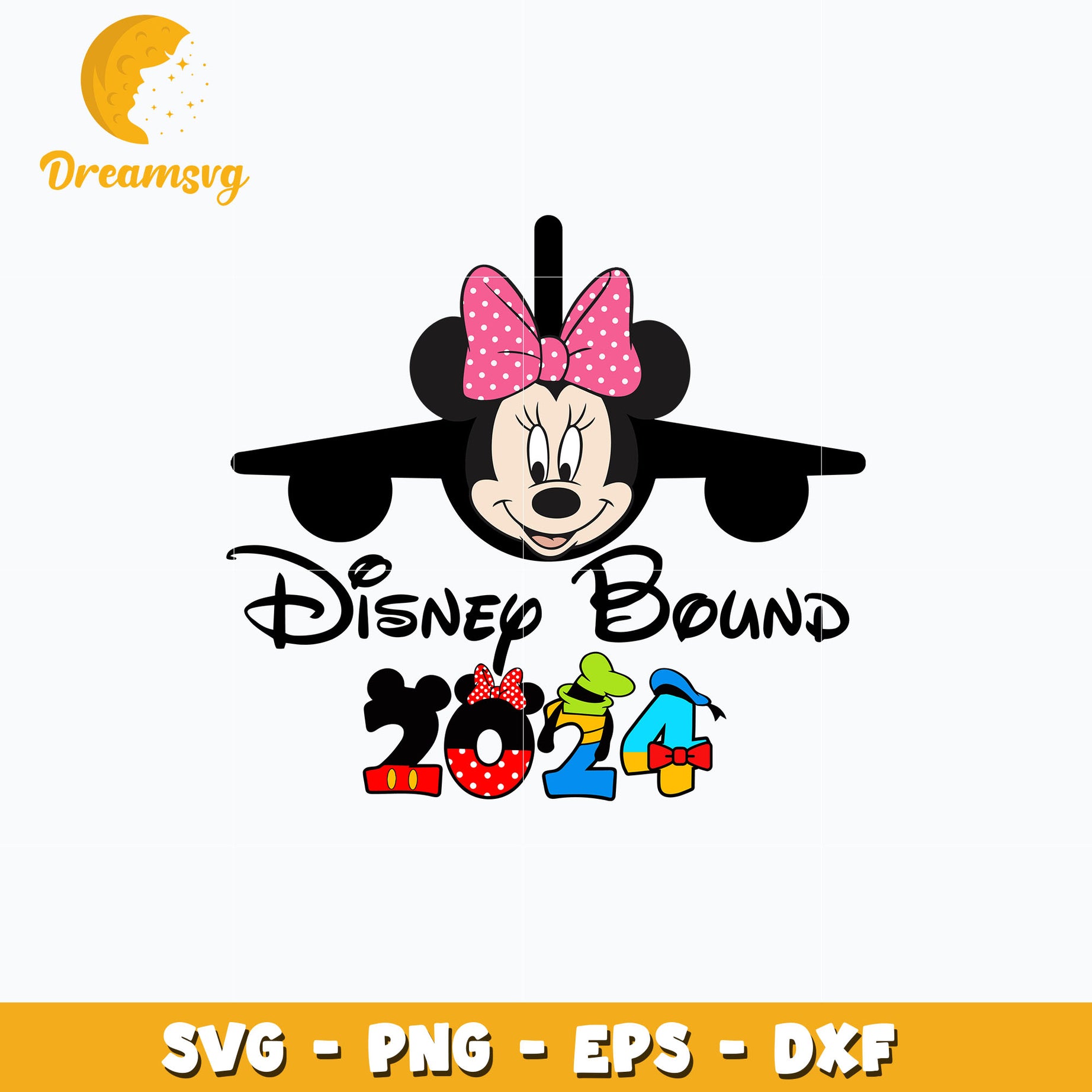 Minnie mouse disney bound 2024 svg