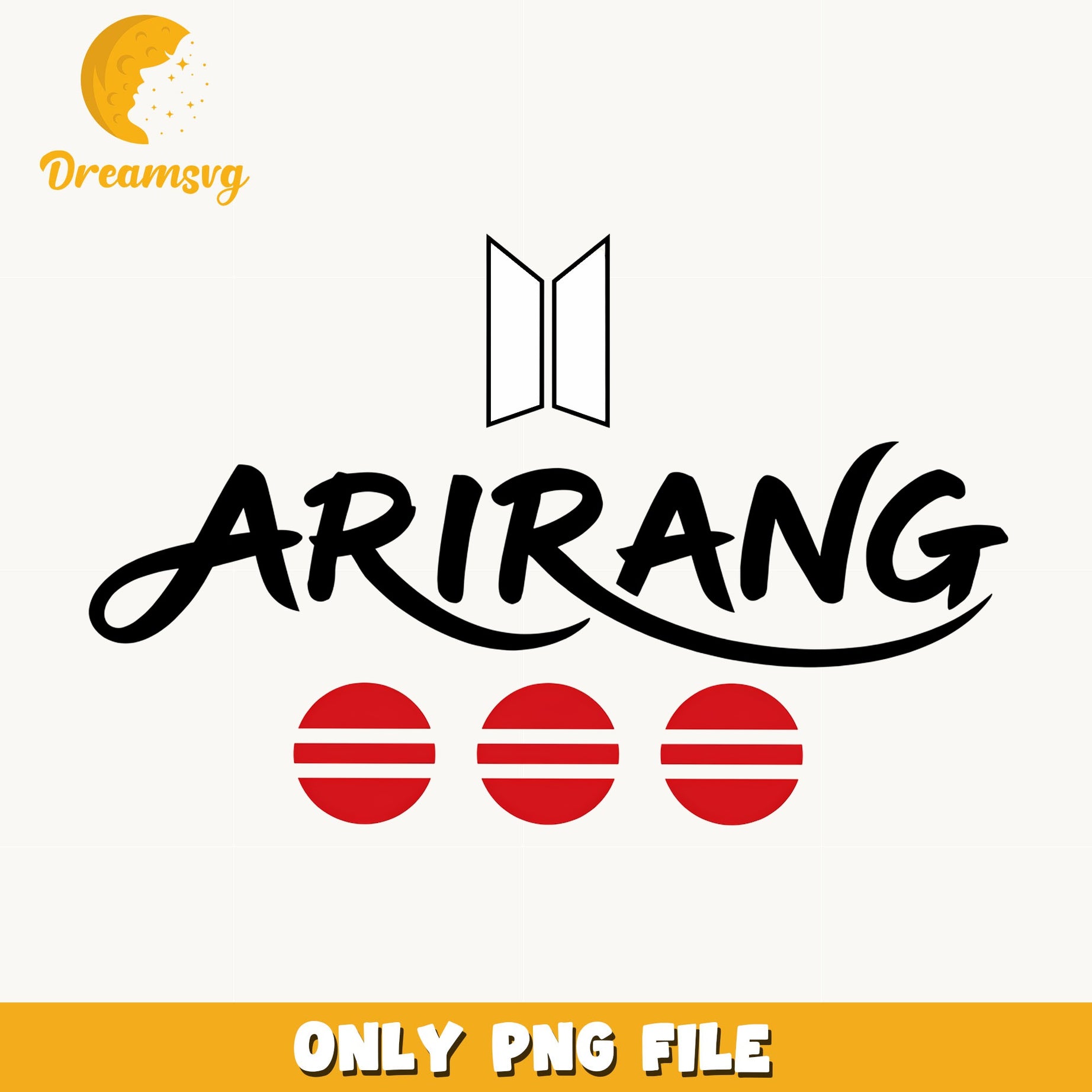 BTS Arirang PNG, Kpop Band Logo PNG, Korean Music PNG