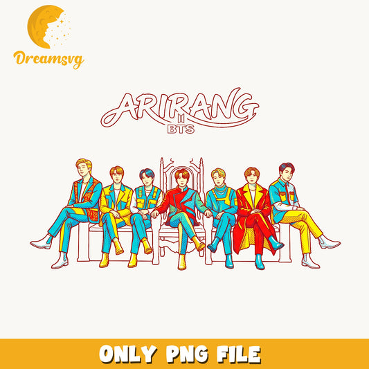 BTS Arirang PNG, Kpop Band Members PNG, BTS Fans Gift PNG