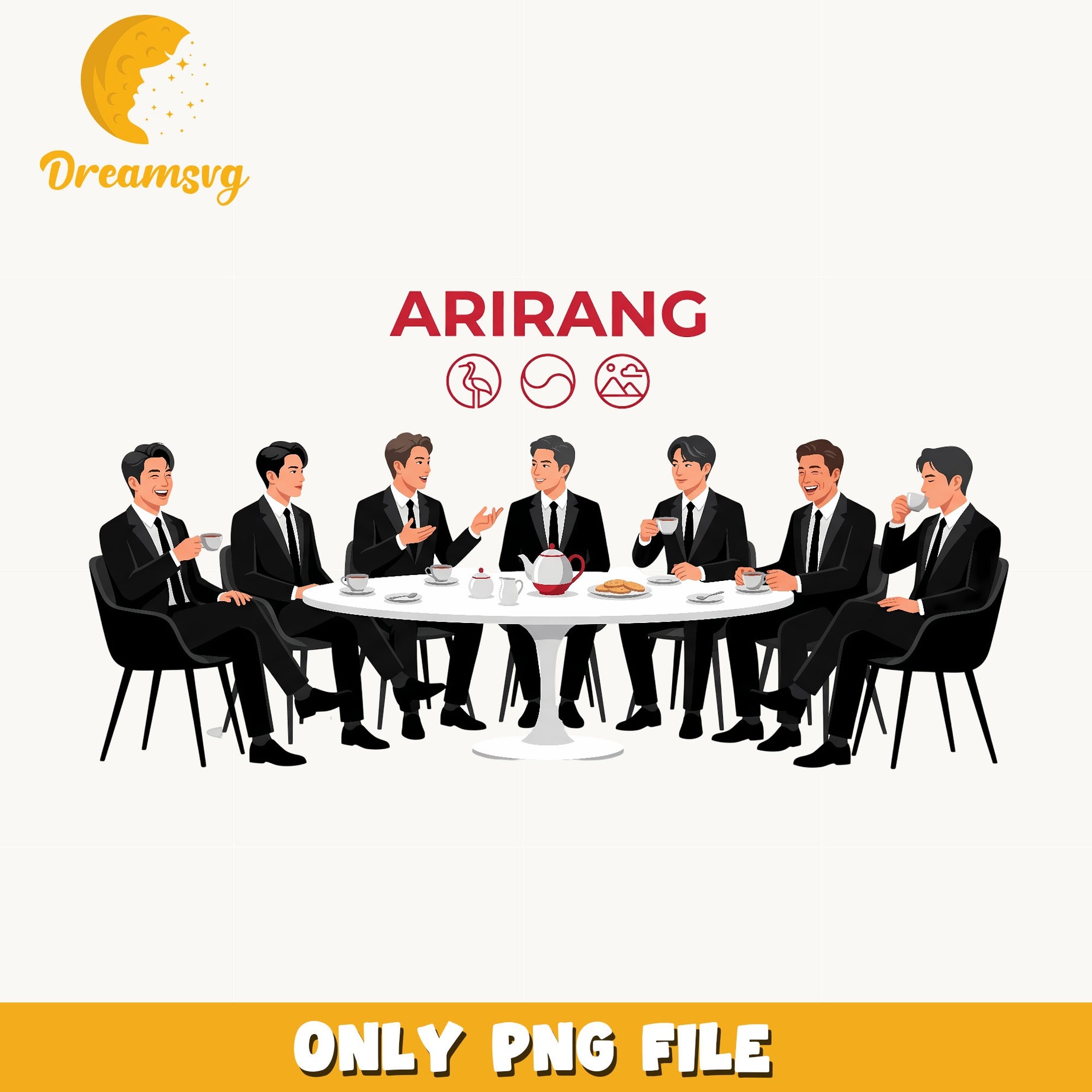 BTS Arirang PNG, Kpop Boy Band PNG, Korean Group PNG
