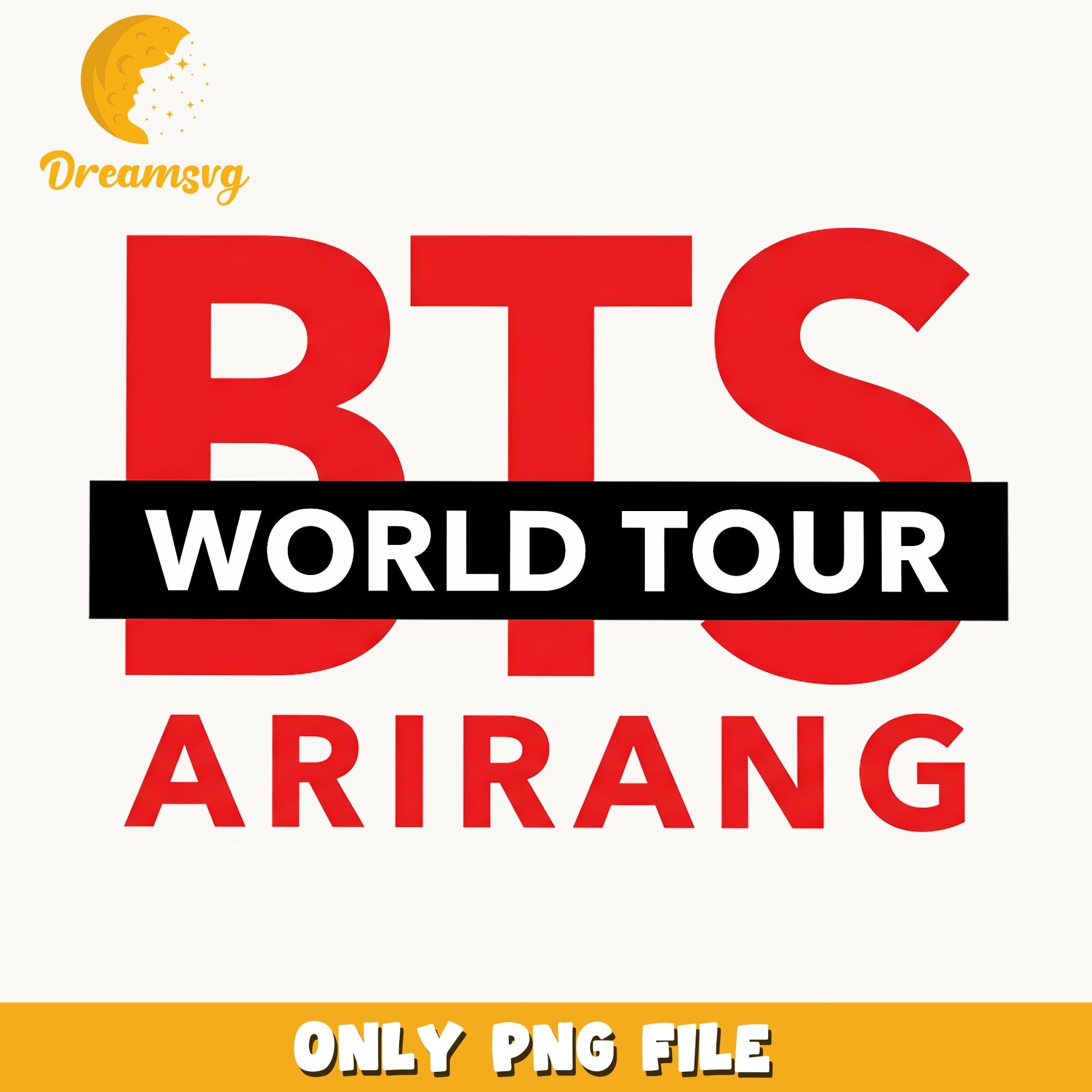 BTS World Tour Arirang PNG, Kpop Fan Gift, BTS PNG