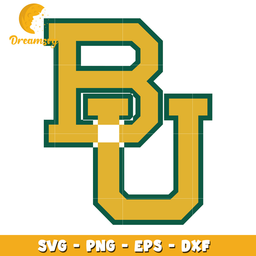 BU Logo SVG PNG EPS DXF Cut File