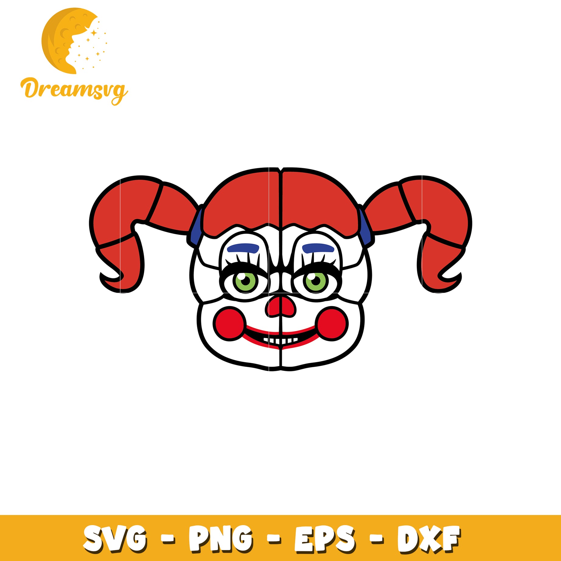 Baby Girl SVG Cut File PNG EPS DXF