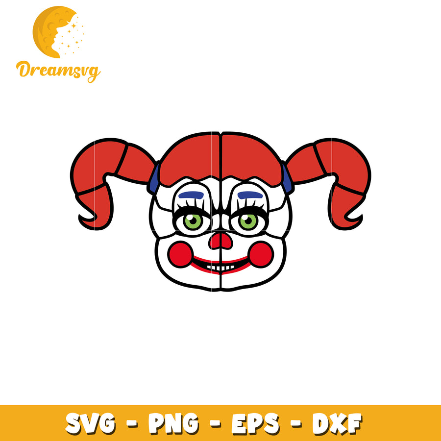 Baby Girl SVG Cut File PNG EPS DXF