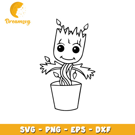 Baby Groot SVG Cut File Bundle