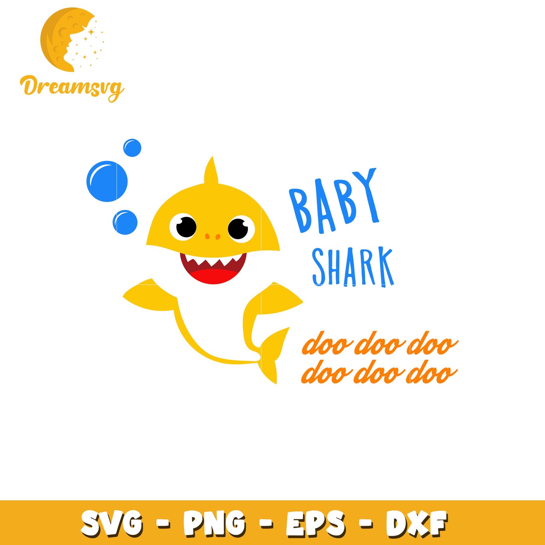 Baby Shark SVG Cut File Doo Doo Doo