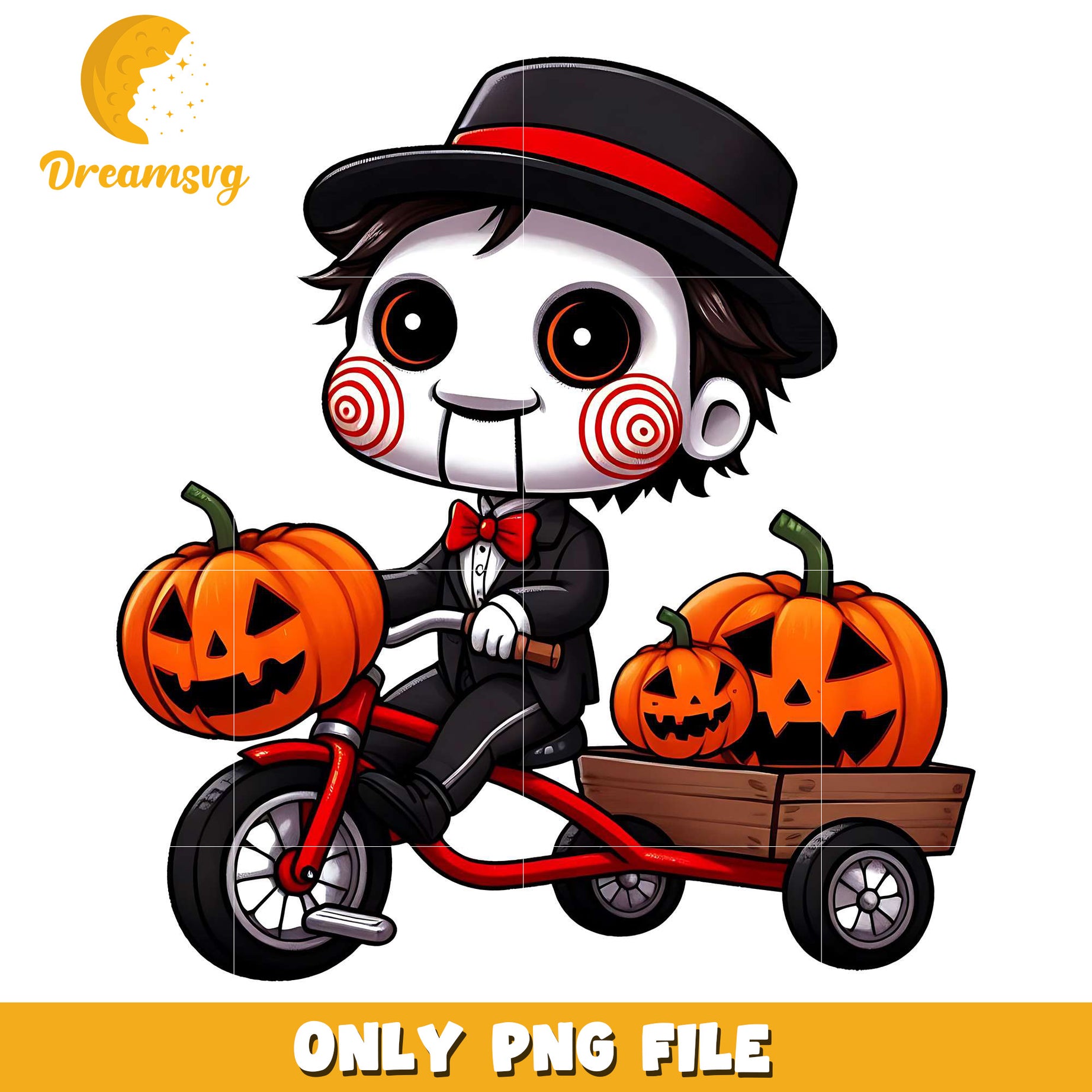 Baby jig saw png, halloween design png, halloween time png