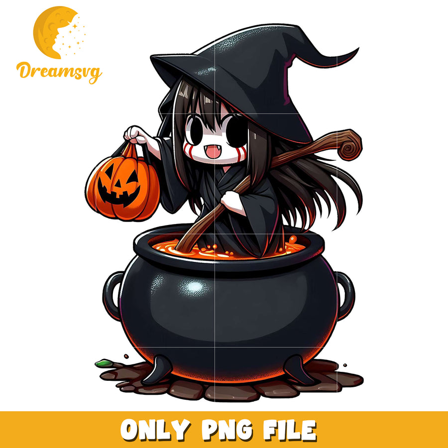 Baby witch png, halloween design png, halloween time png
