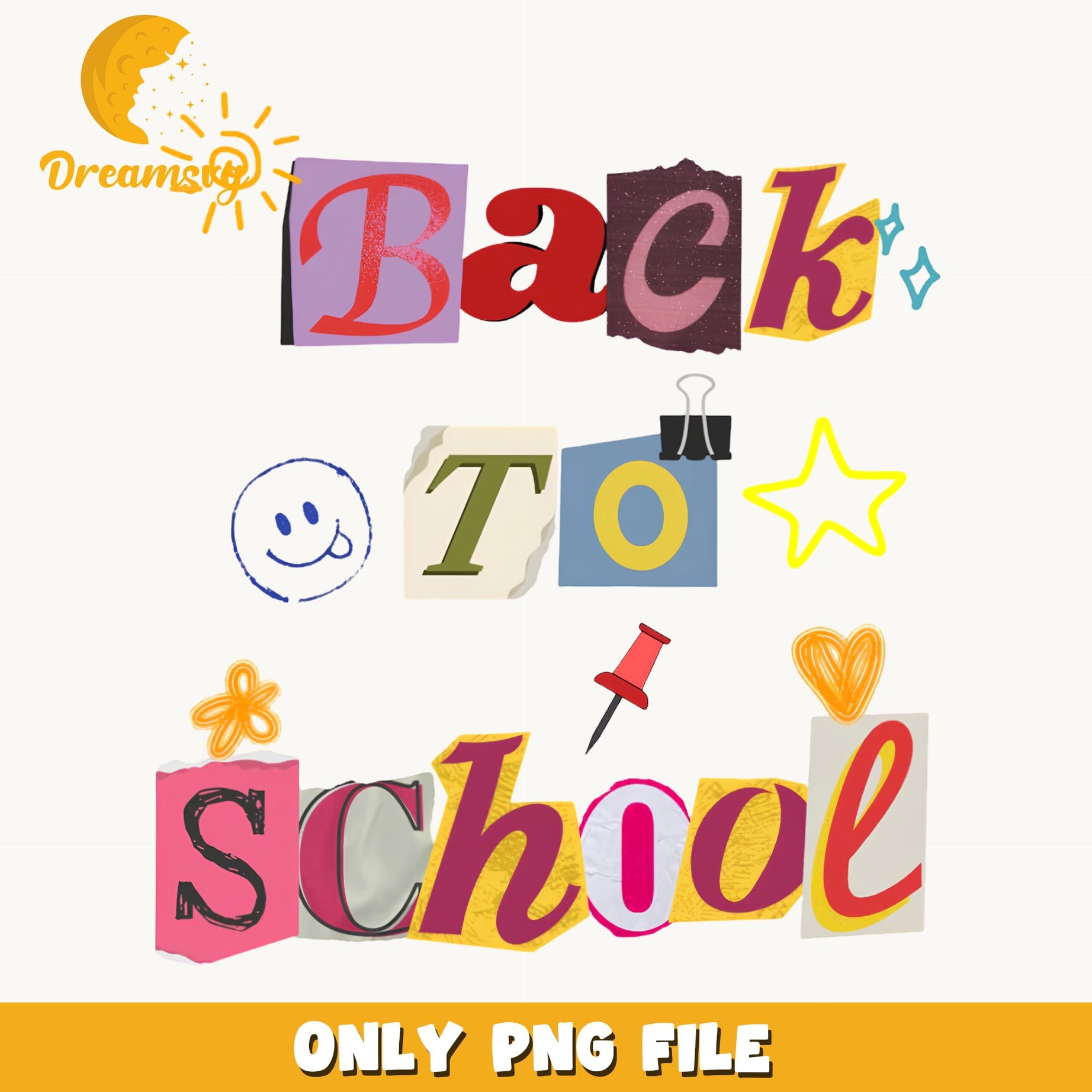 Back To School PNG, Teacher Student Gift, First Day PNG