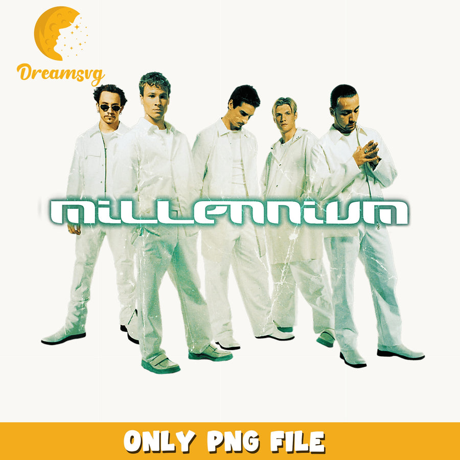 Backstreet Boys Millennium PNG, Boy Band Music, 90s Group PNG