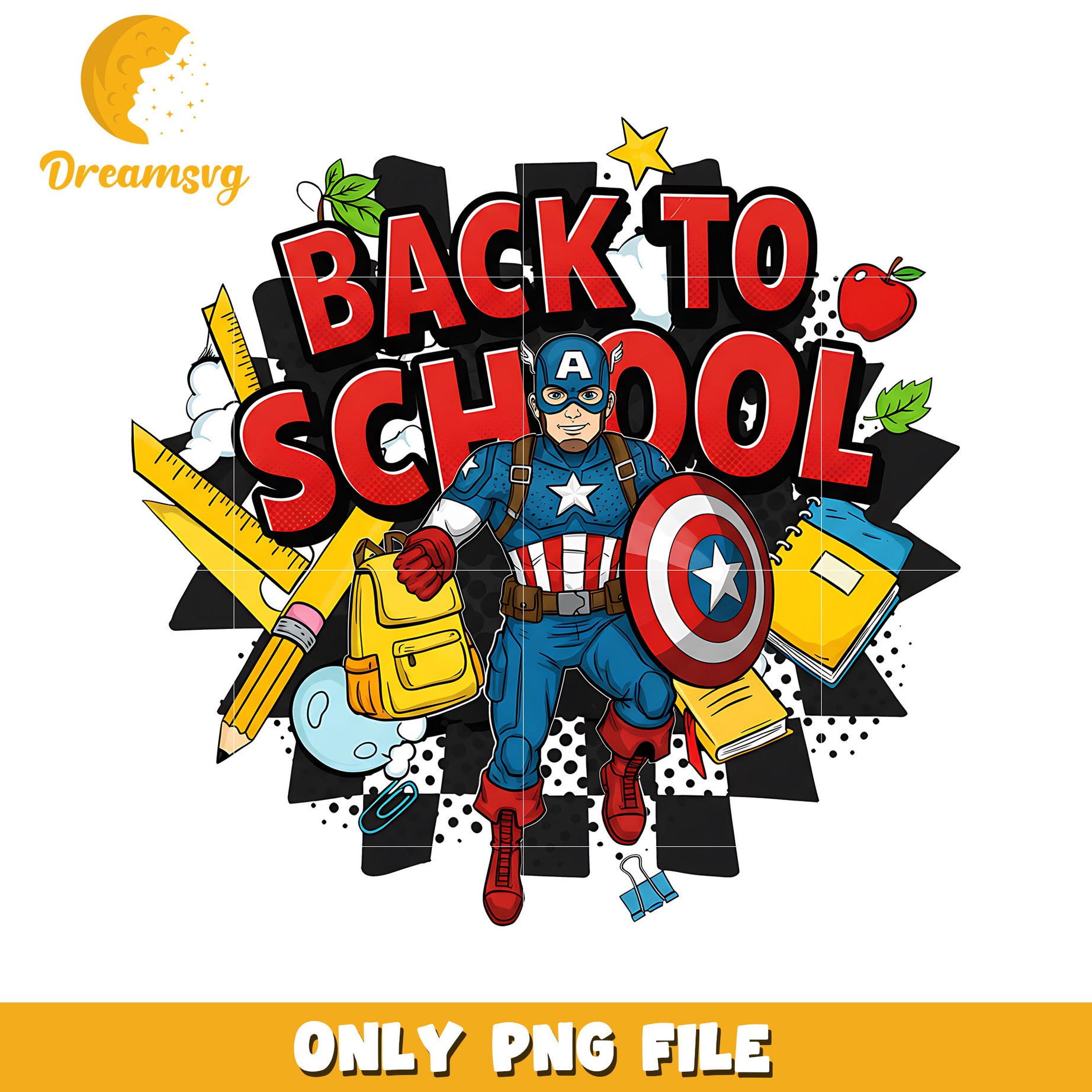 Back to school captain png, avengers png, avnegers toys png