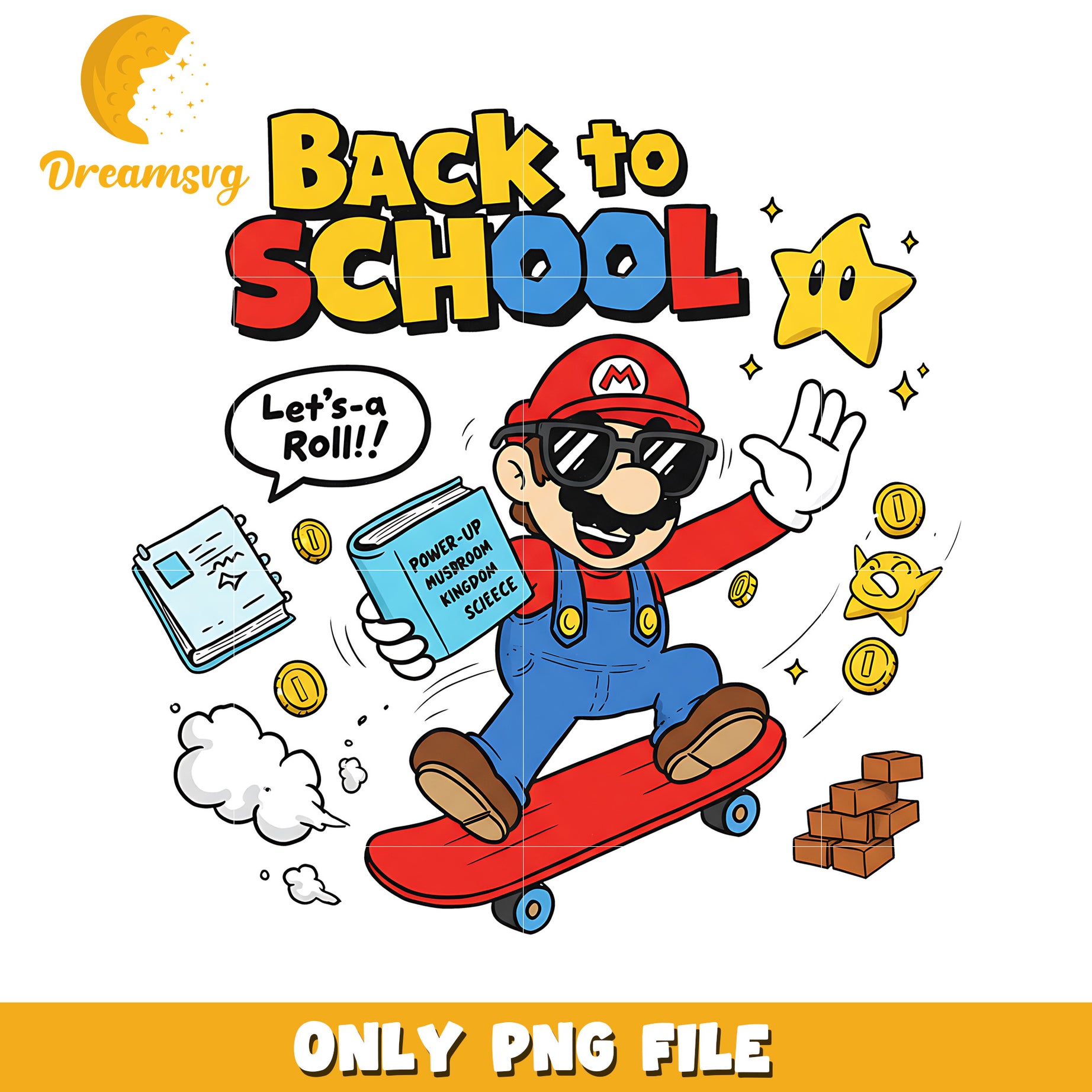 Back to school mario png, disney cartoons png, disney characters png