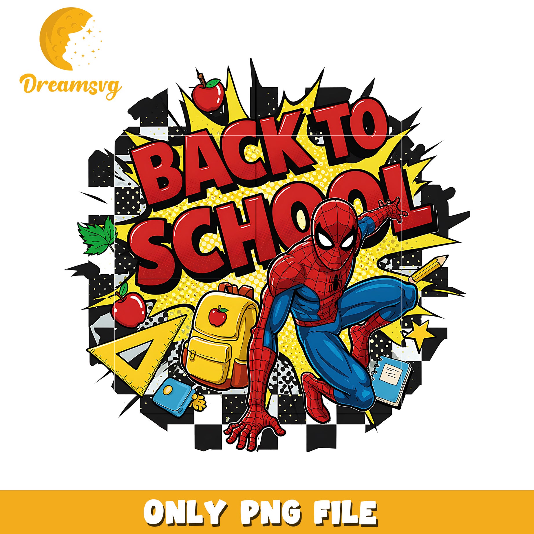 Back to school spiderman png, avengers movies png, avnegers characters png