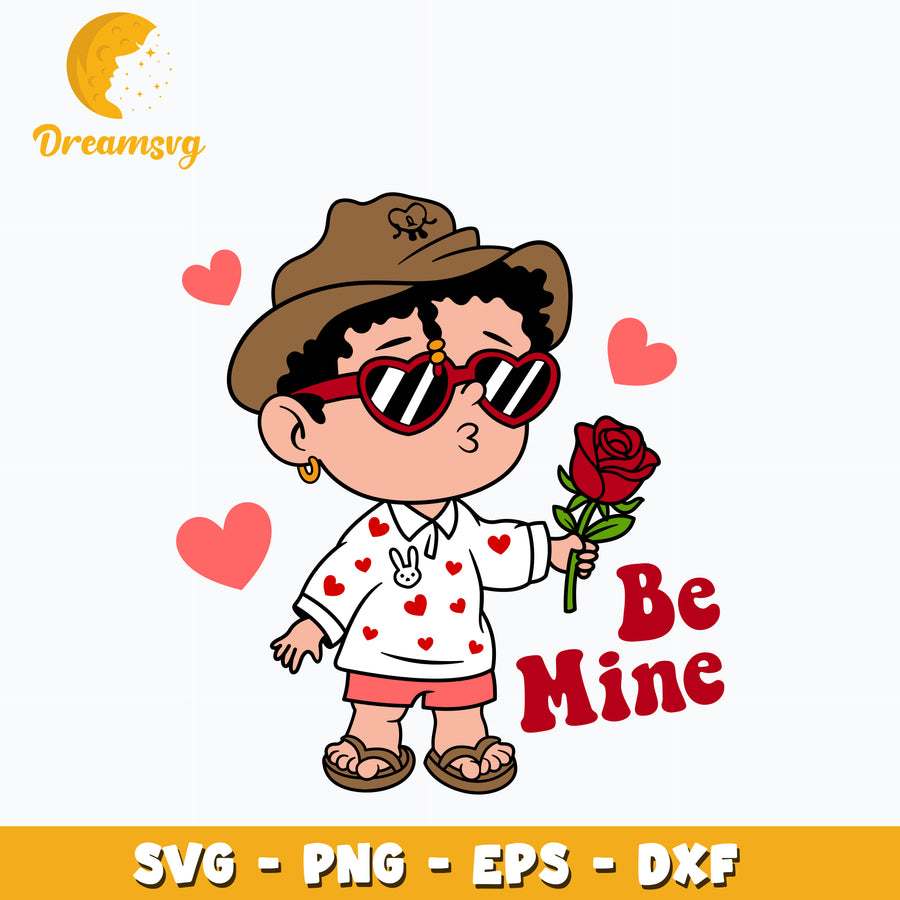 Be Mine Benito Baby Svg