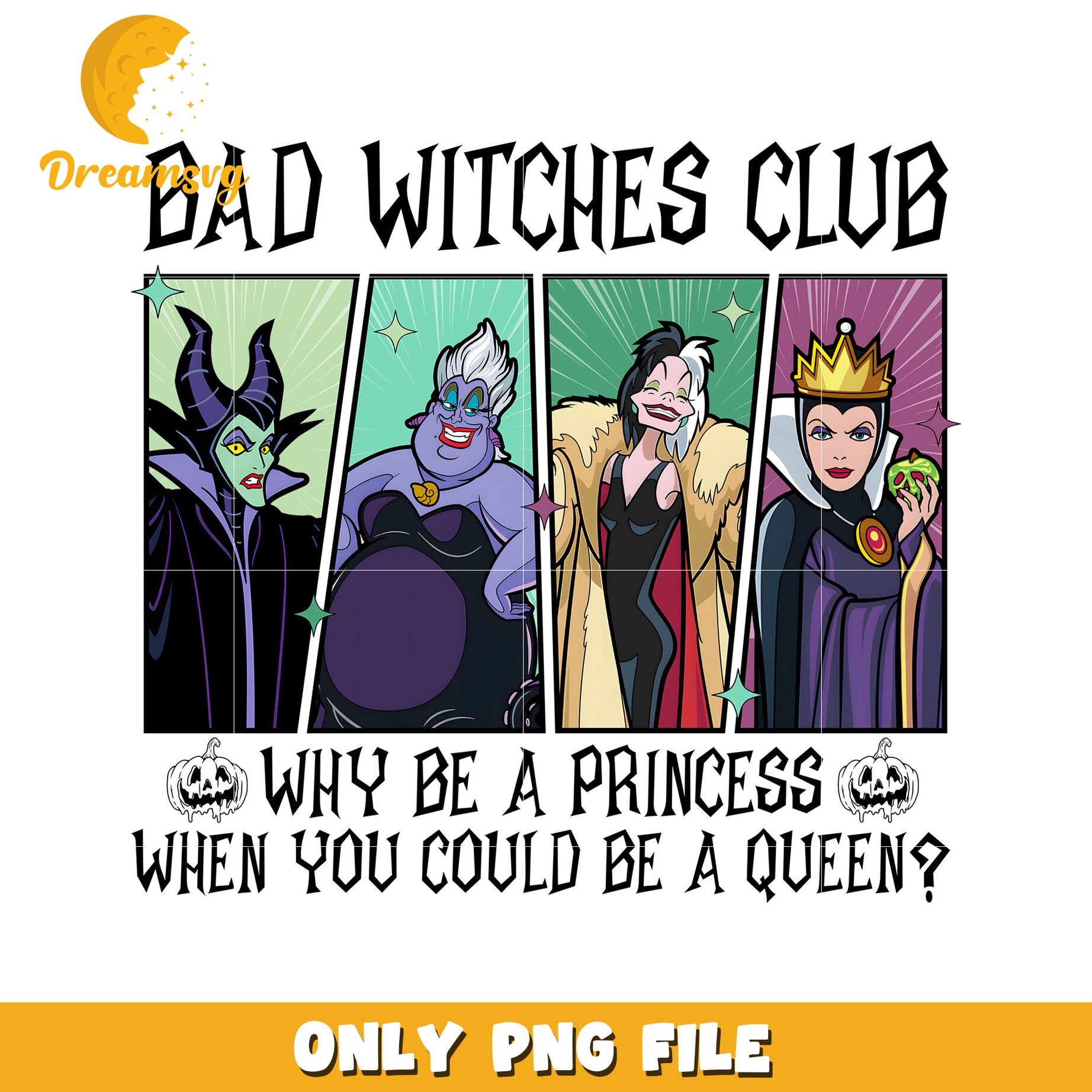 Bad Witches Club PNG Sublimation