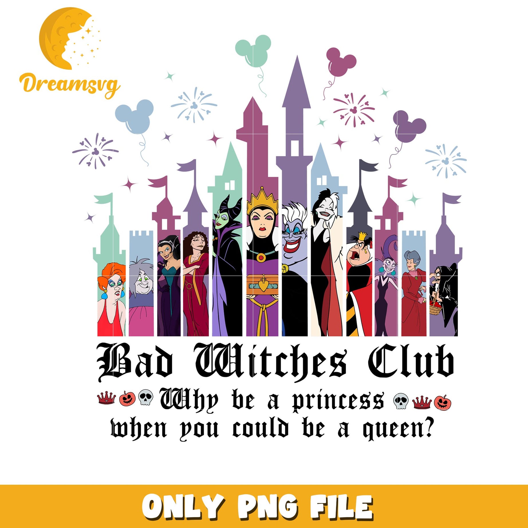 Bad witches club png, Disney bad villains witches png