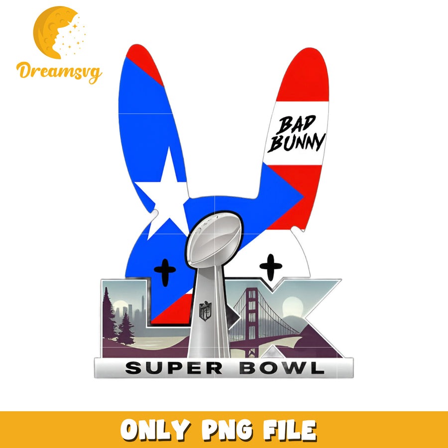 Bad bunny super bowl png, bad bunny 2026 png, benito fan art png
