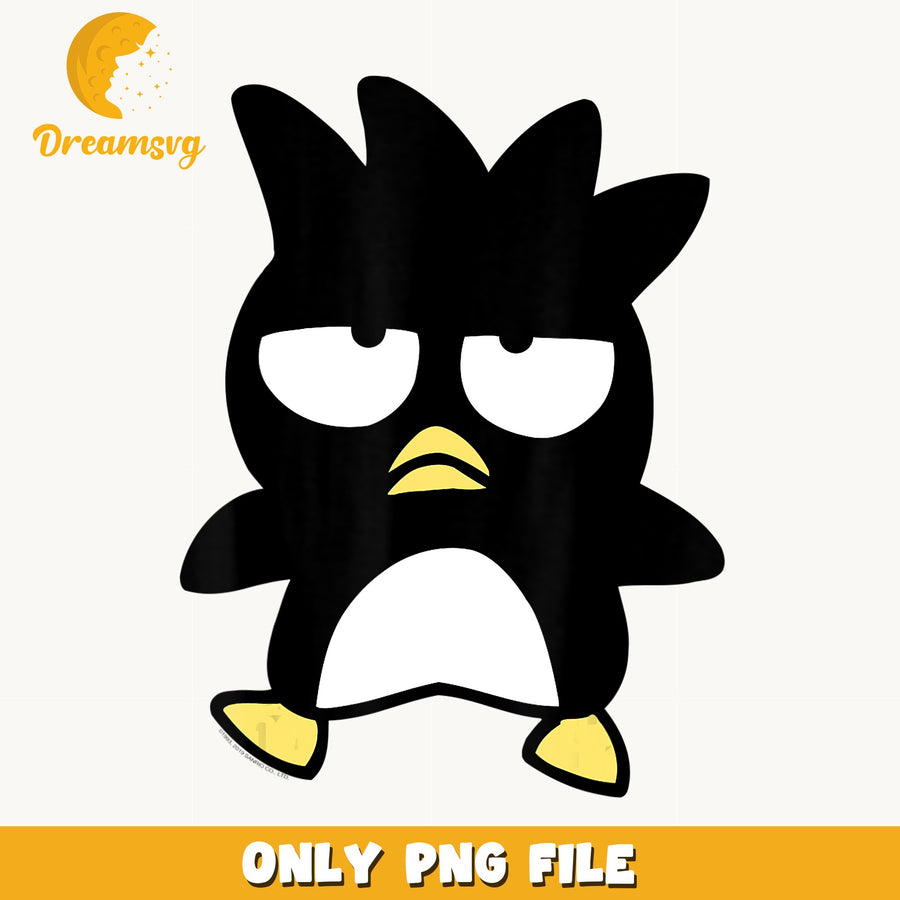 Badtz-Maru Grumpy Face PNG, Sanrio Penguin Clipart, Cute PNG