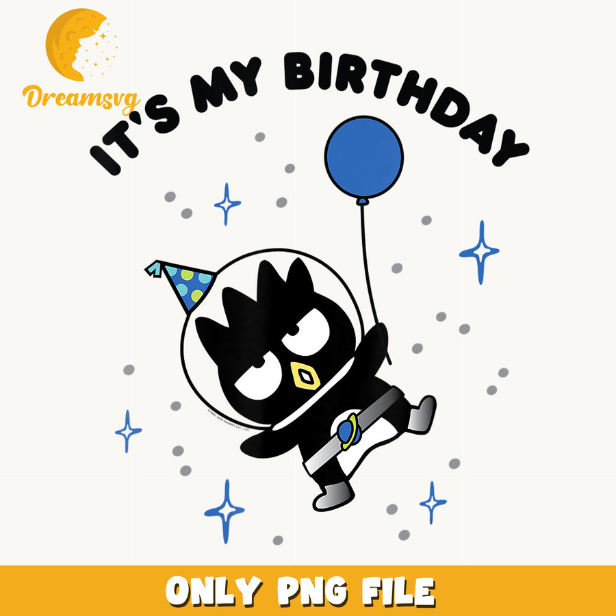 Badtz-Maru Its My Birthday PNG, Sanrio Birthday Design, Party PNG