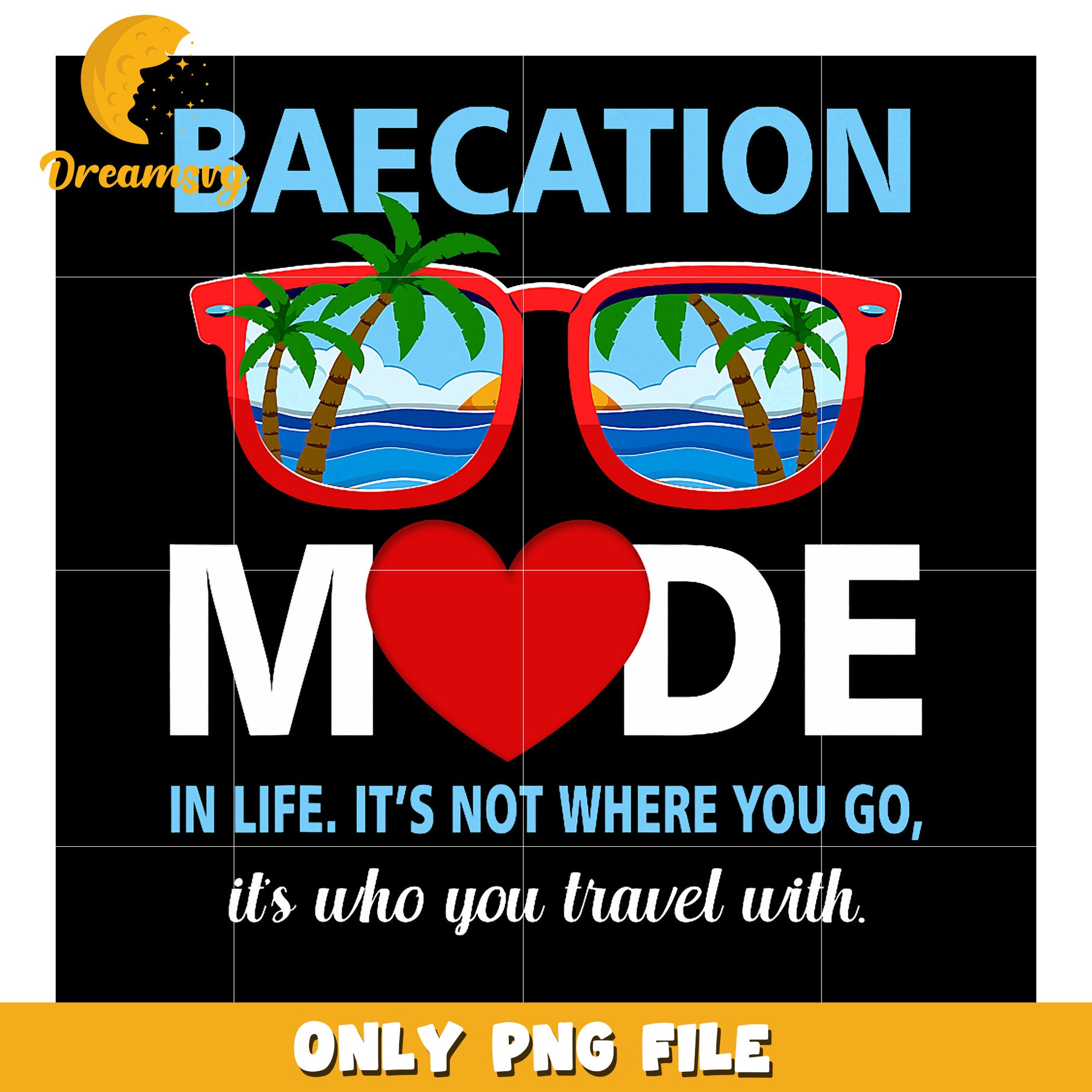 Bae Vacation Mode PNG Graphic