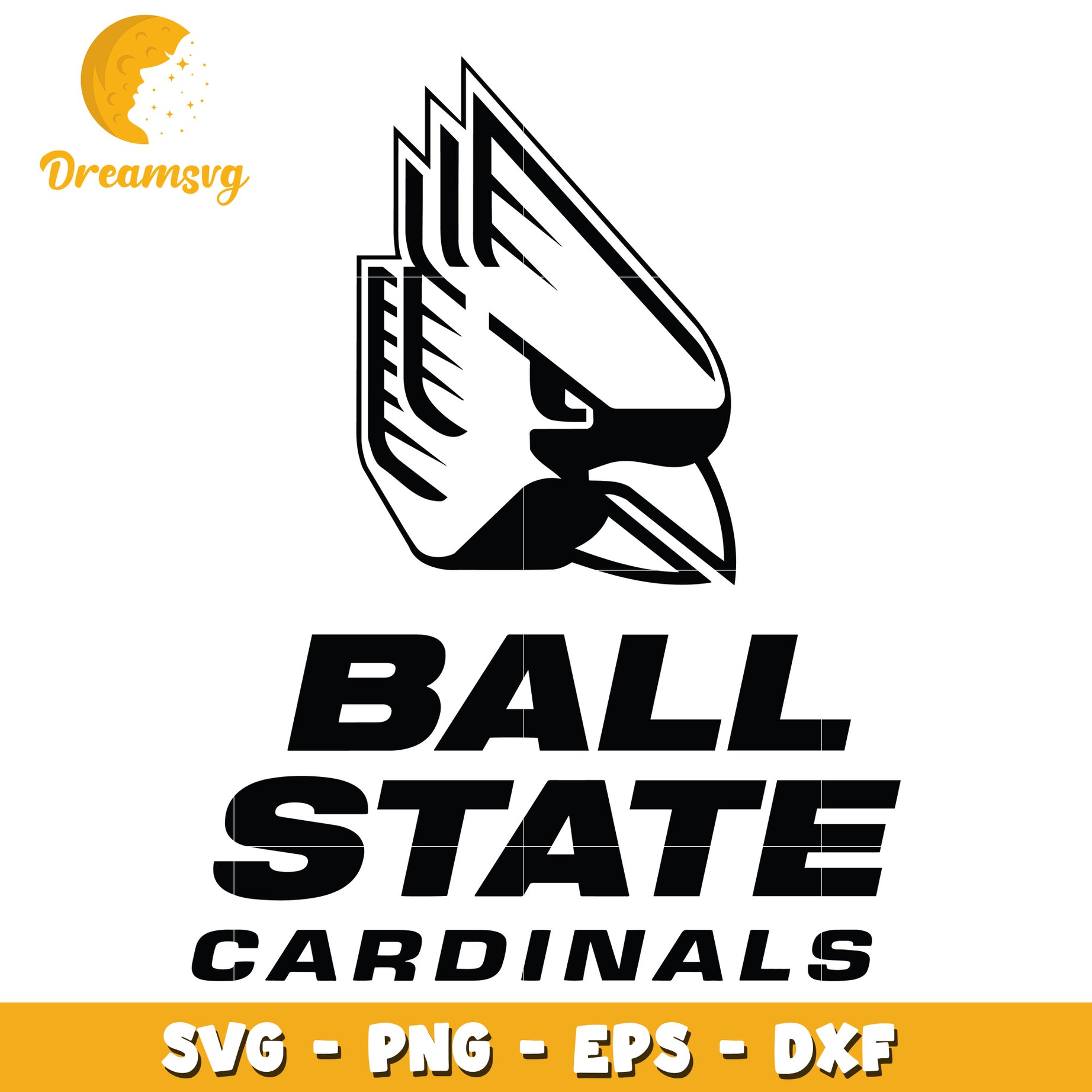 Ball State Cardinals SVG PNG EPS DXF