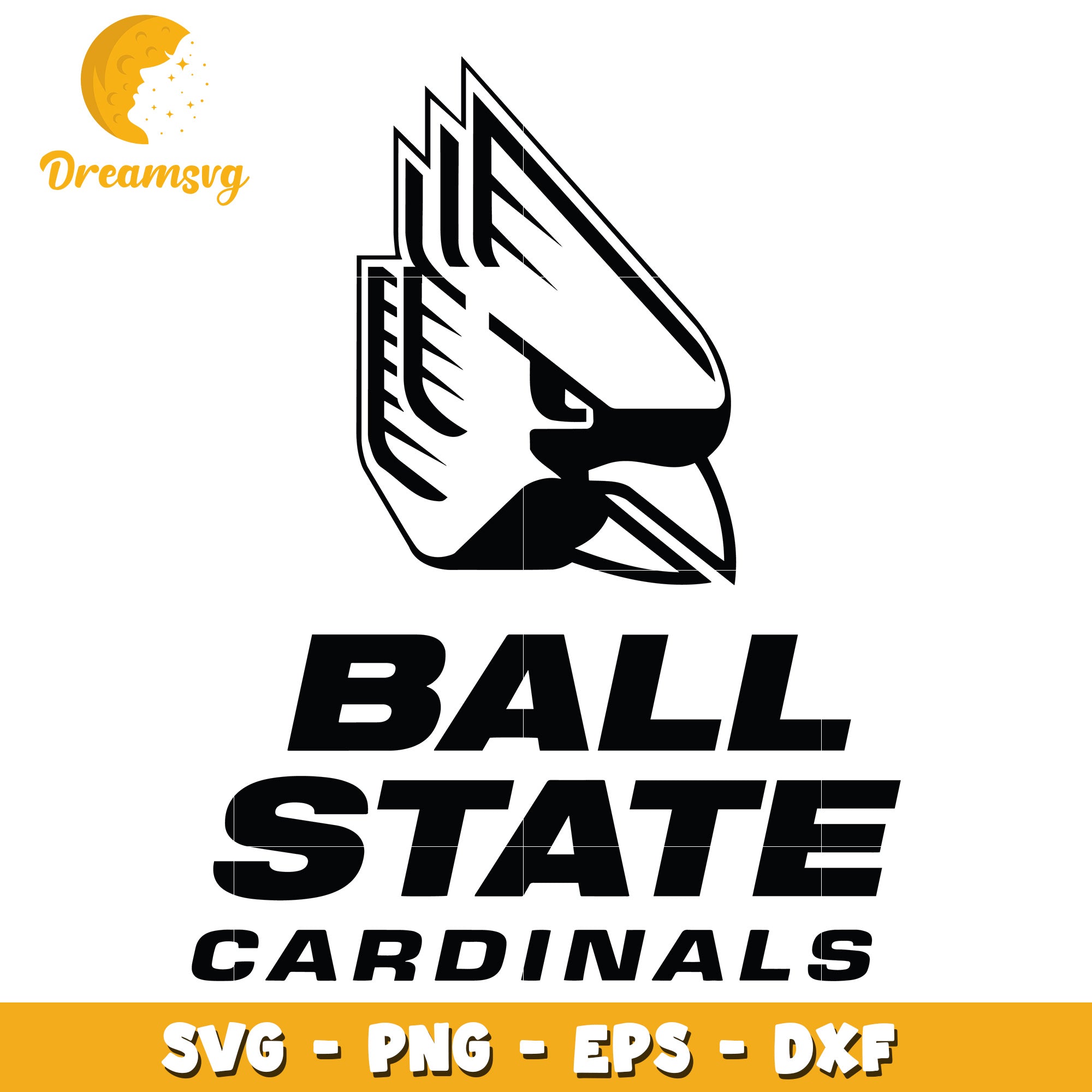 Ball State Cardinals SVG PNG EPS DXF