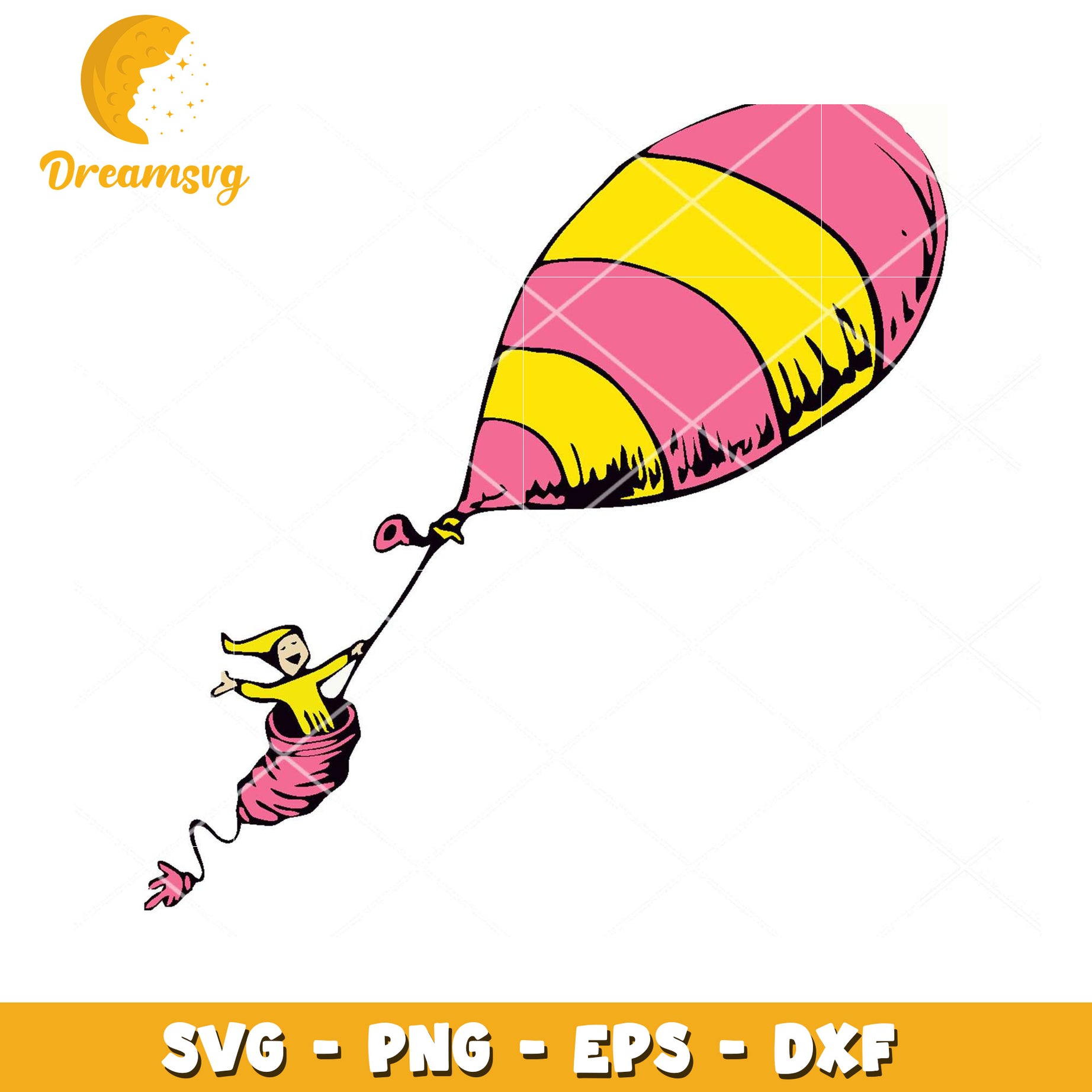 Balloon Boy SVG Instant Download