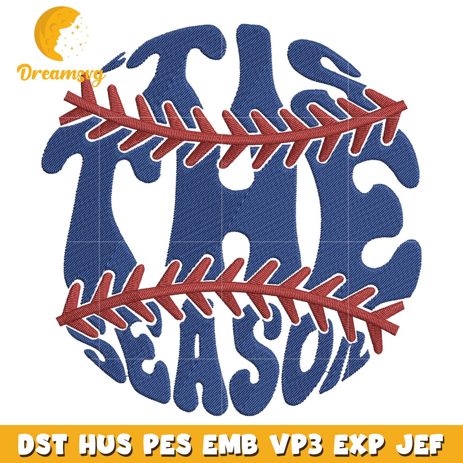 Ball tis the season embroidery design