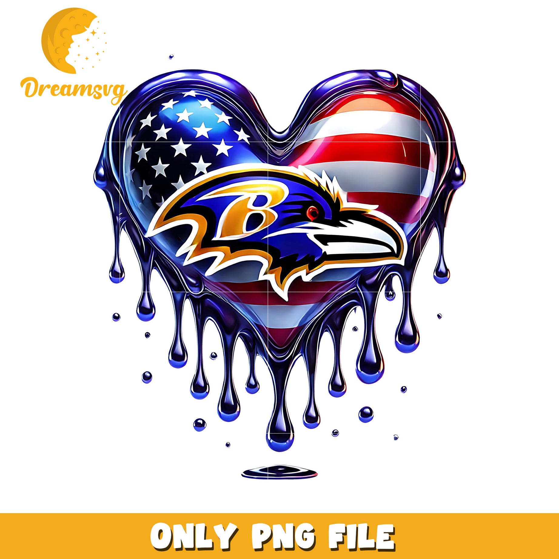 Baltimore ravens heart png, nfl league png, nfl 2025 png