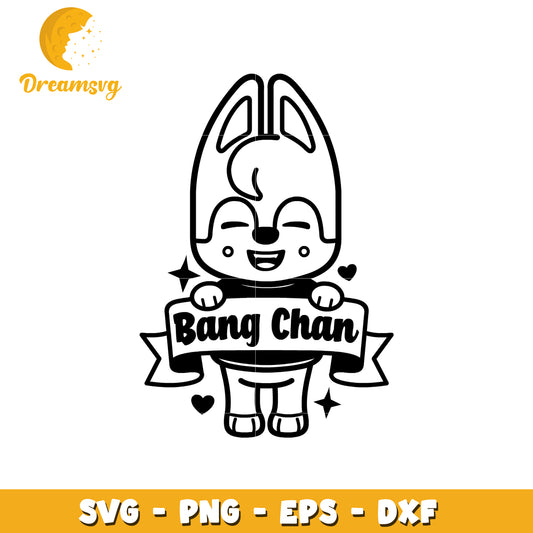Bang Chan SVG PNG EPS DXF Cut File
