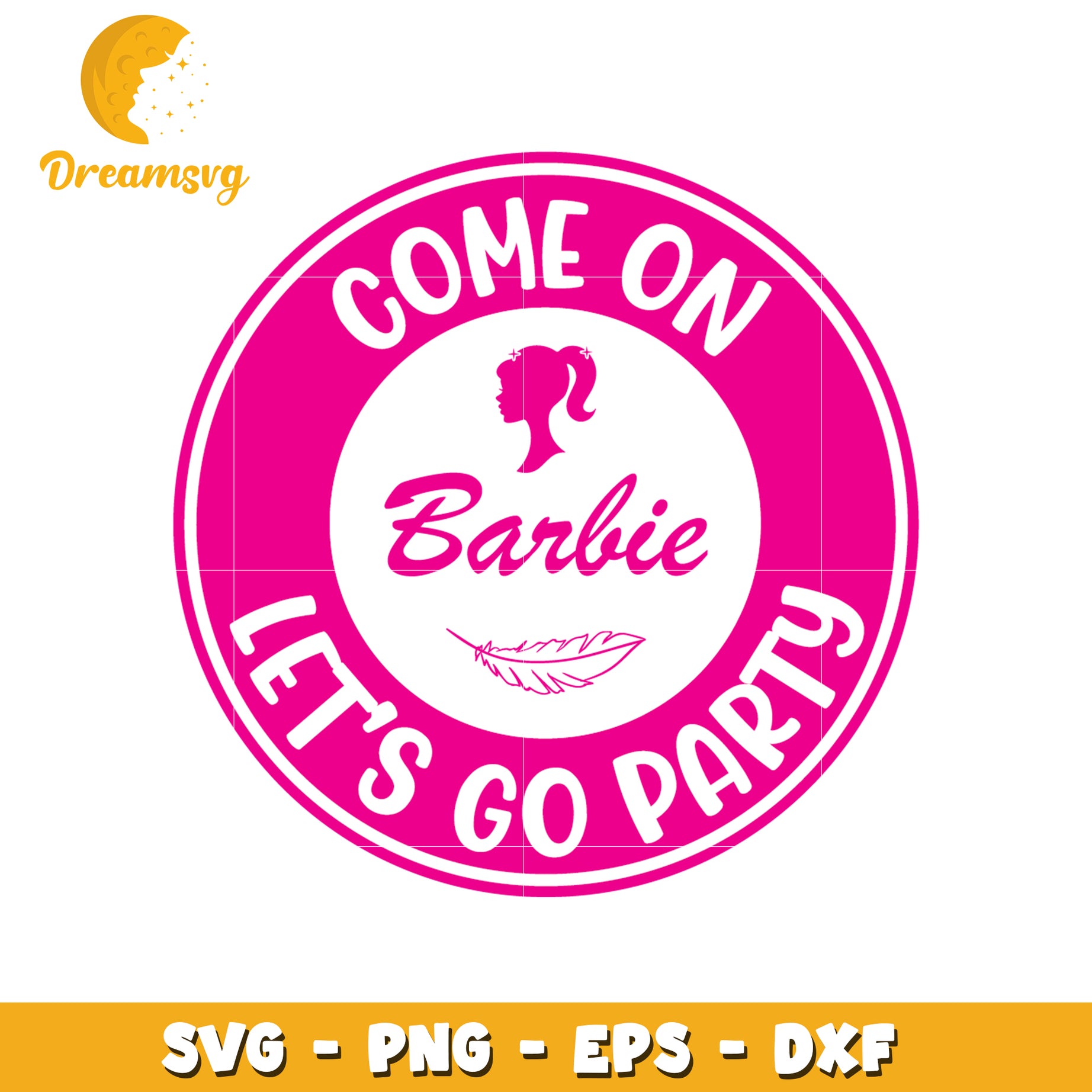 Barbie Party SVG Cut File