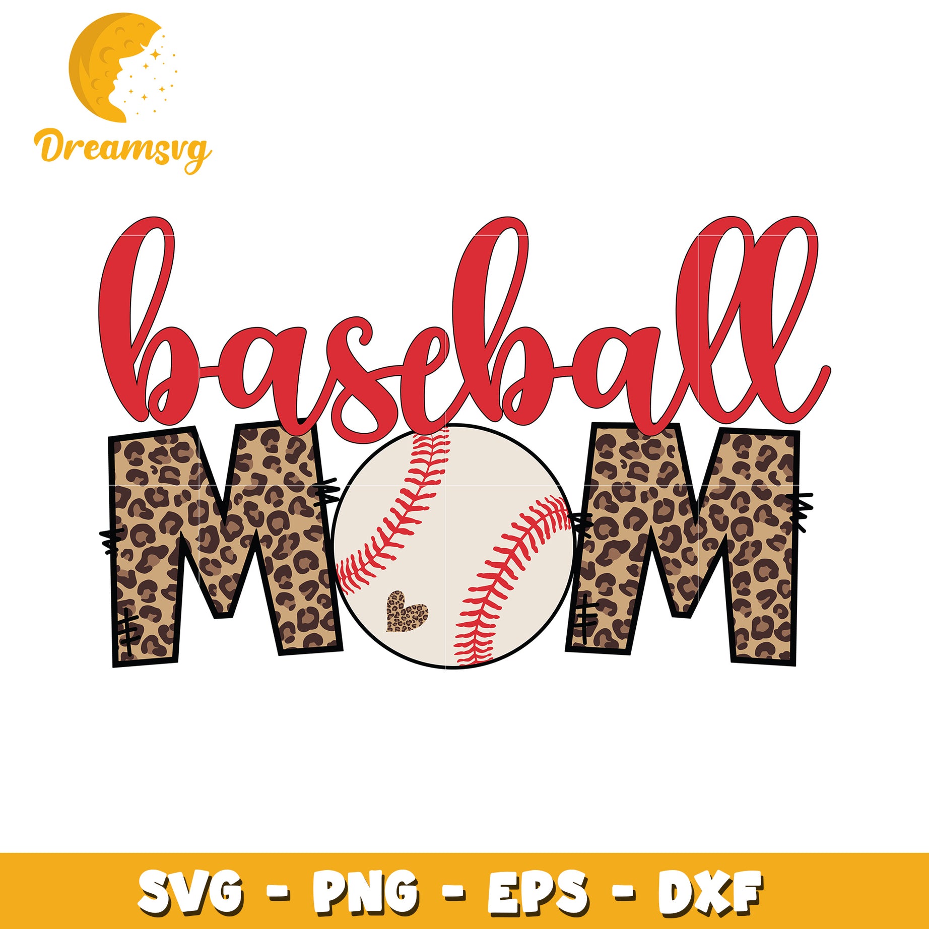 Baseball Mom SVG Cut File