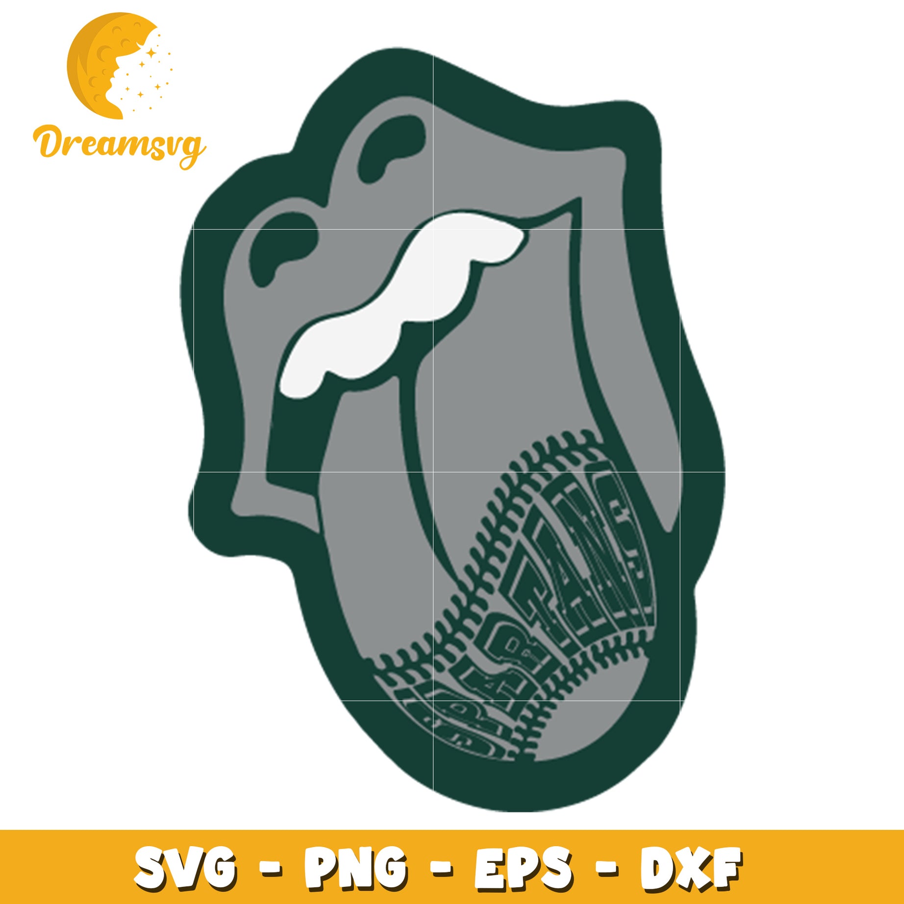 Baseball Tongue SVG PNG EPS DXF Files