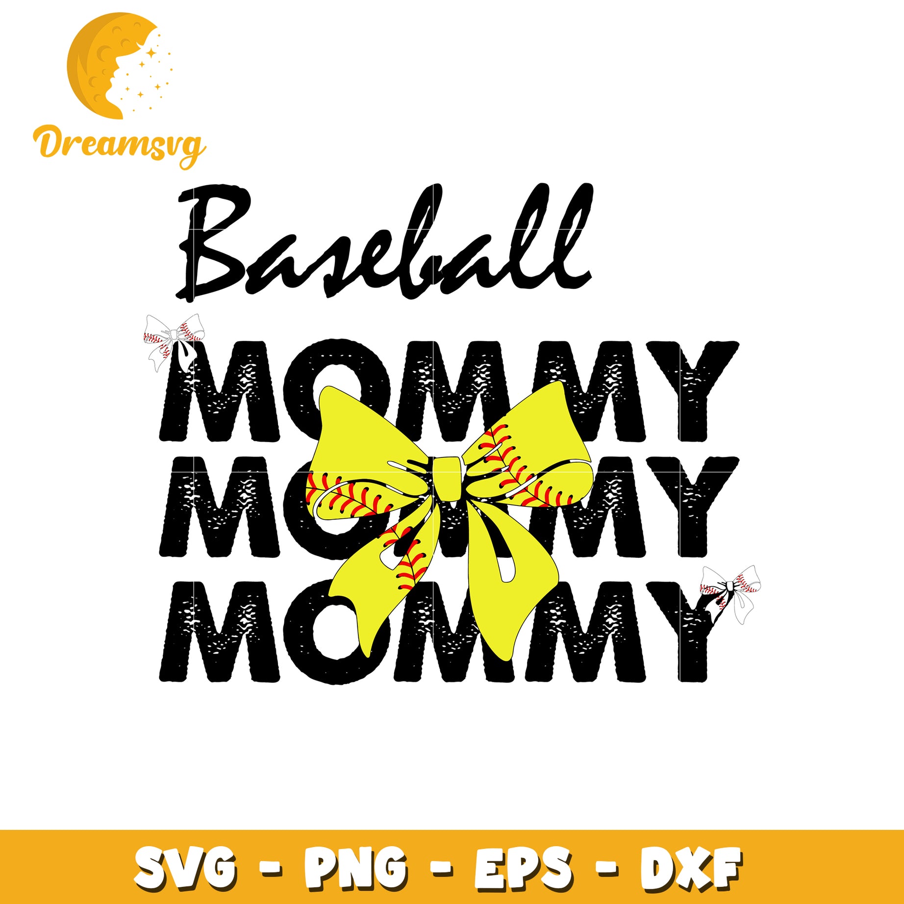 Baseball mommy bow tie designs svg, baseball mom svg, baseball svg