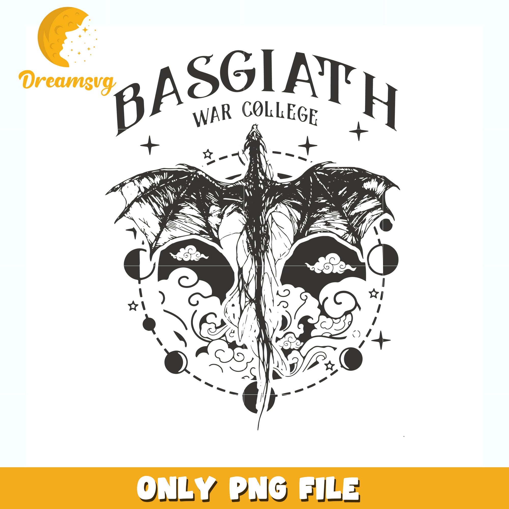 Basgiath War College Fourth Wing Fly or Die Svg Cutting File_SVG100623T004-01