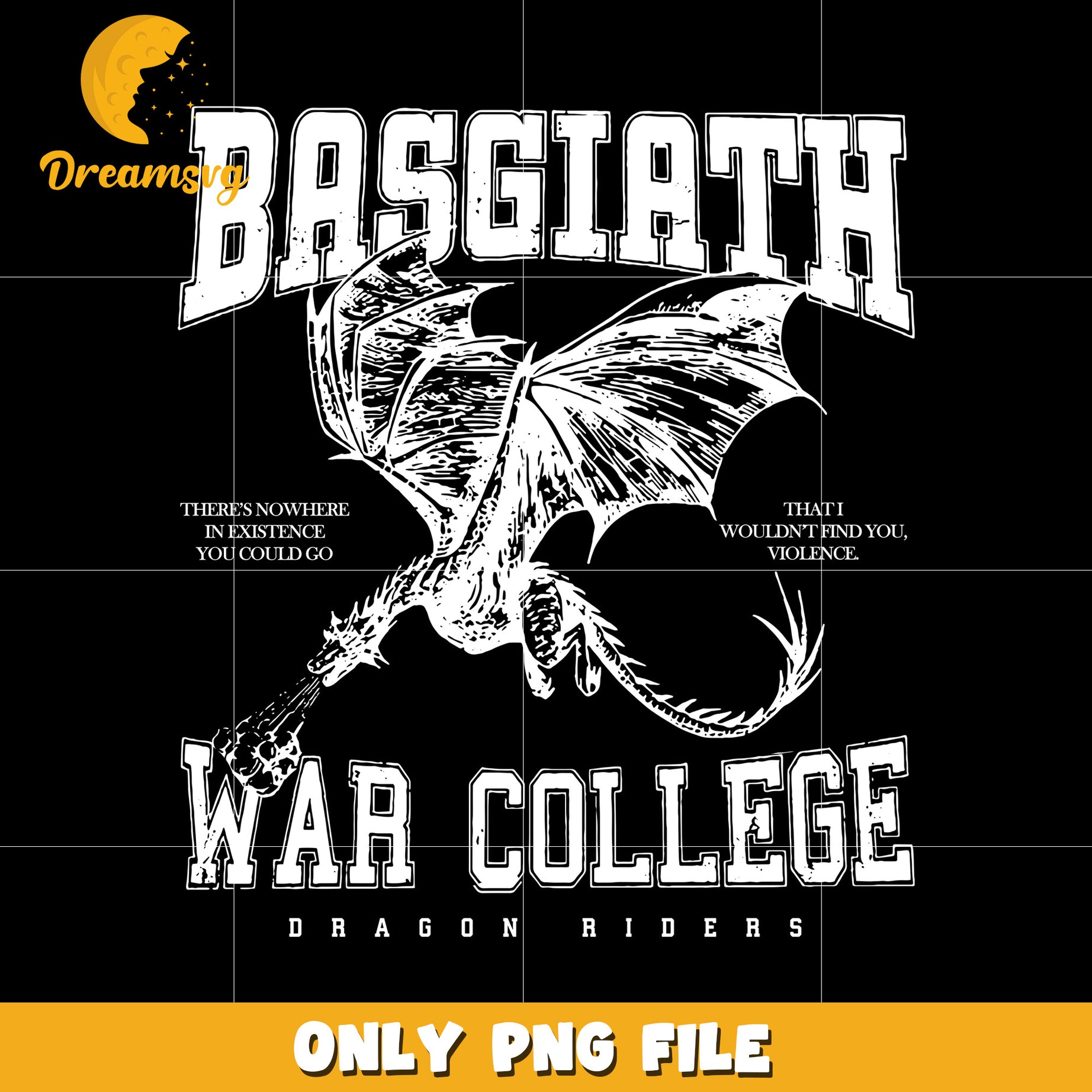 Basgiath war college png, fourth wing academy png, dragon riders emblem png