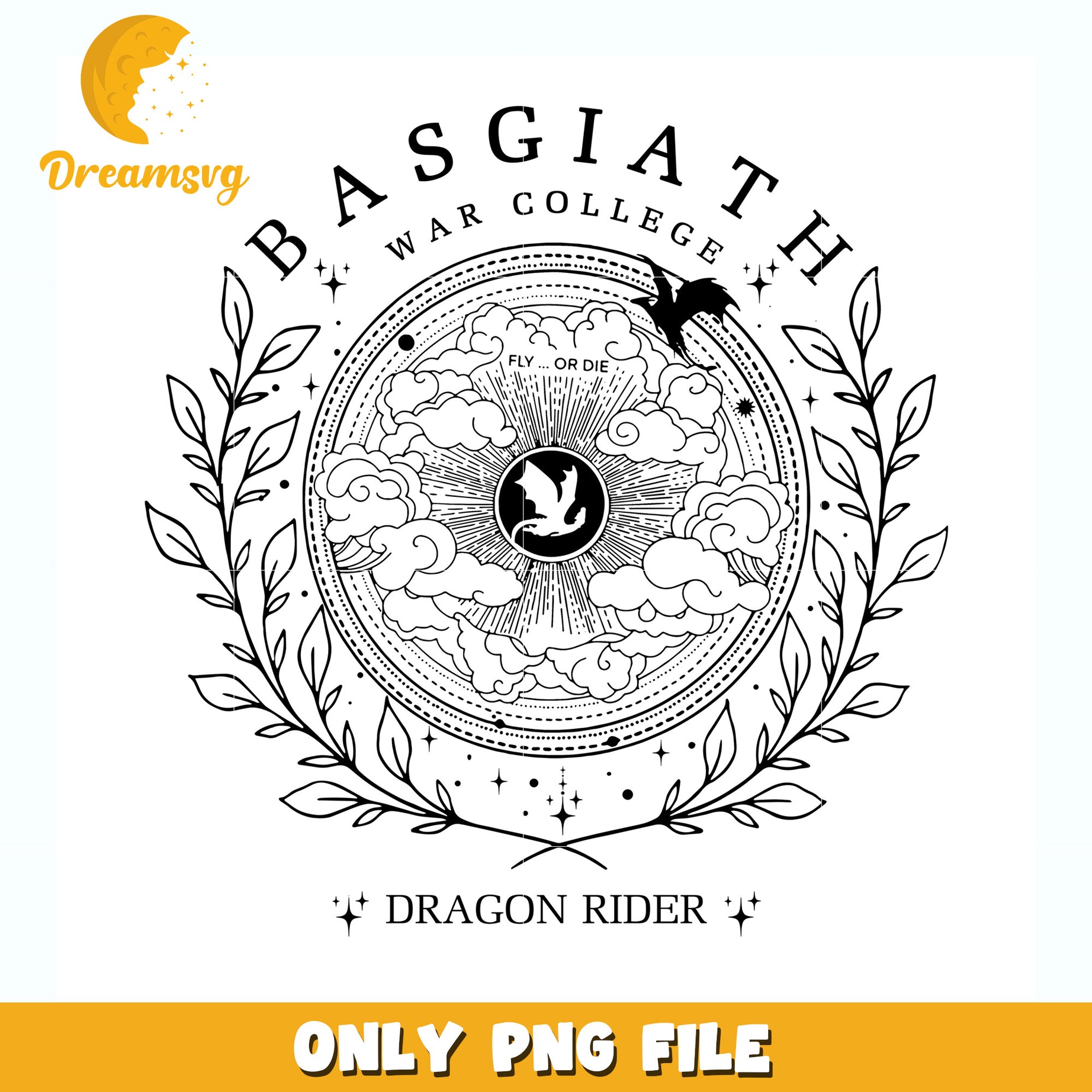 Basgiath war college png, fourth wing academy png, dragon riders png