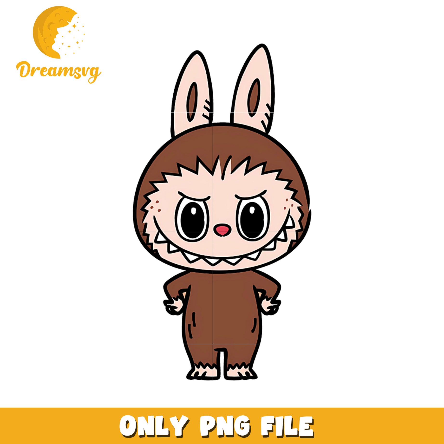 Basic and cute labubu design png, labubu toys png, labubu characters png
