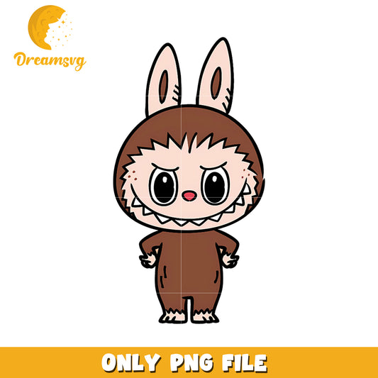 Basic and cute labubu design png, labubu toys png, labubu characters png