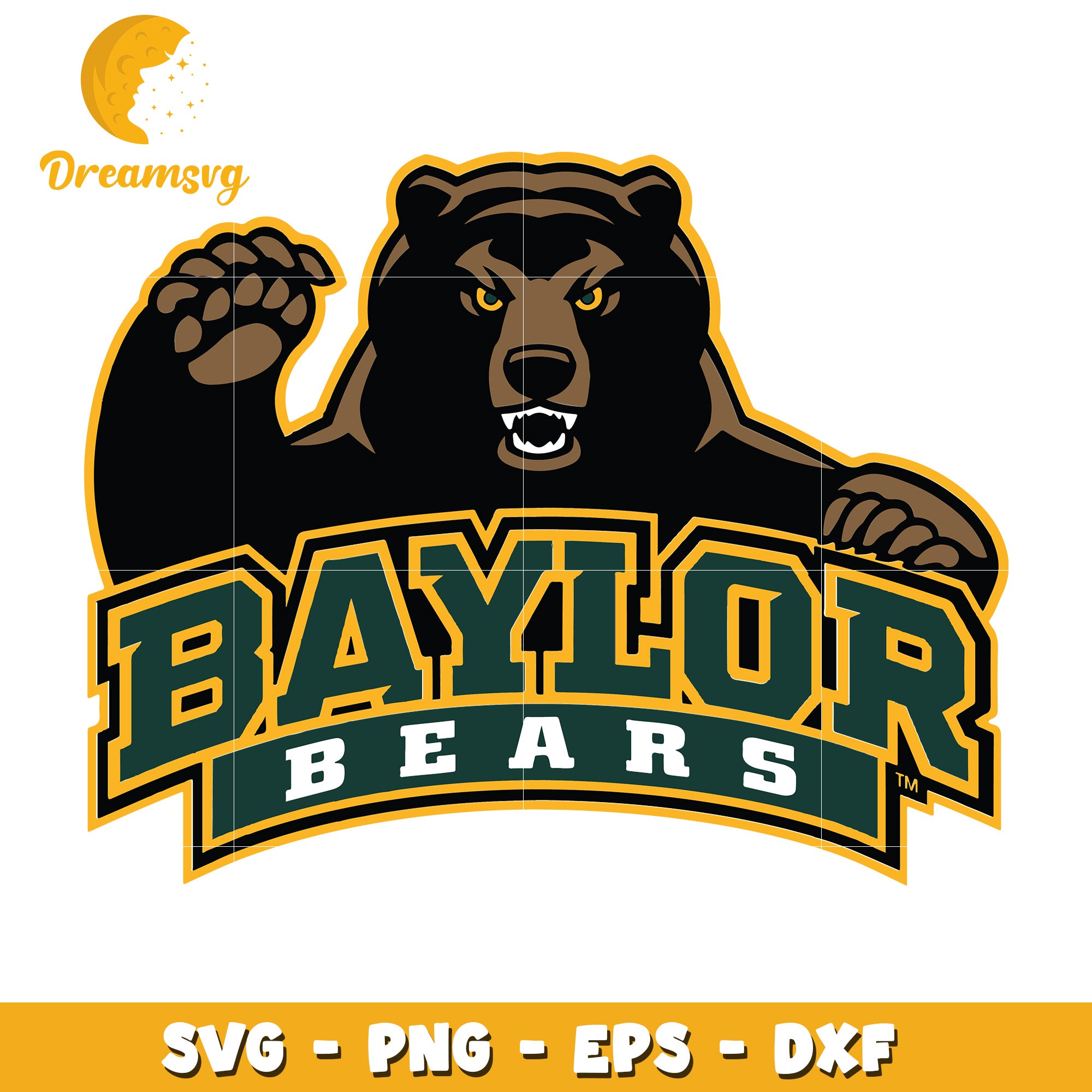 Baylor Bears Logo SVG Design for Crafts and Digital Projects