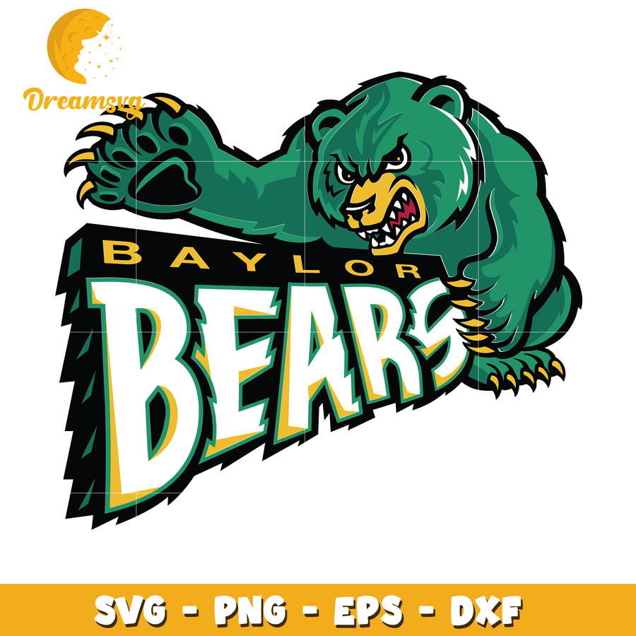 Baylor Bears SVG PNG EPS DXF Cut File