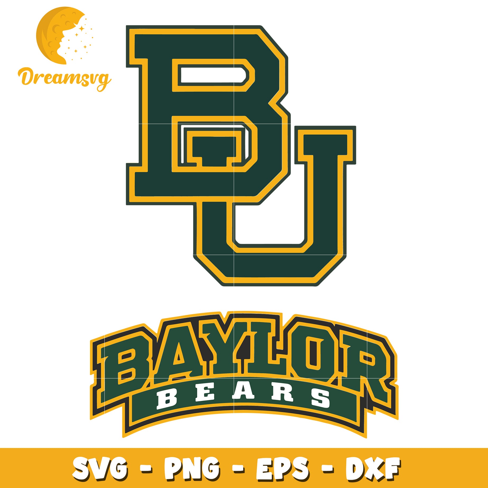 Baylor Bears SVG PNG EPS DXF Files