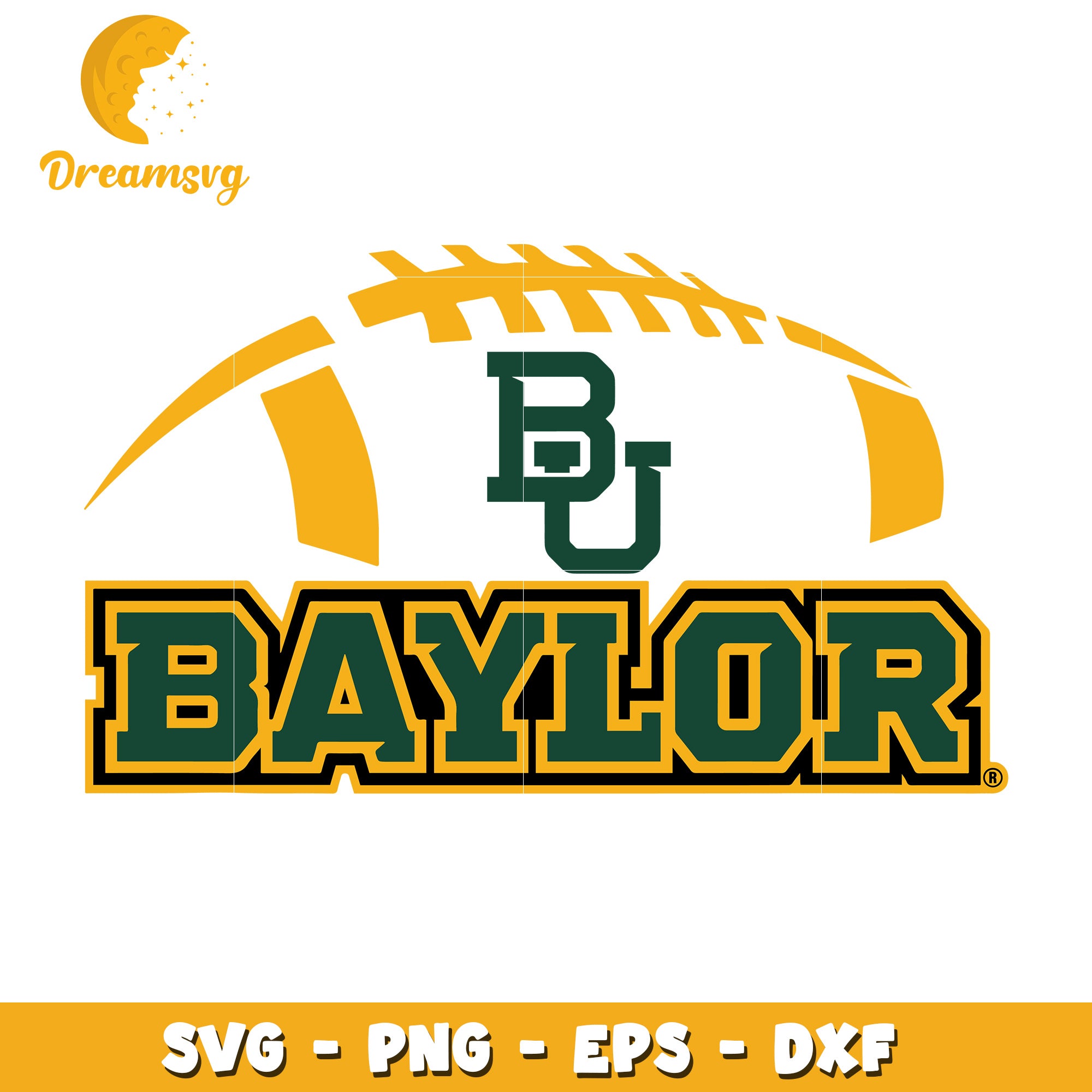 Baylor Football SVG PNG EPS DXF