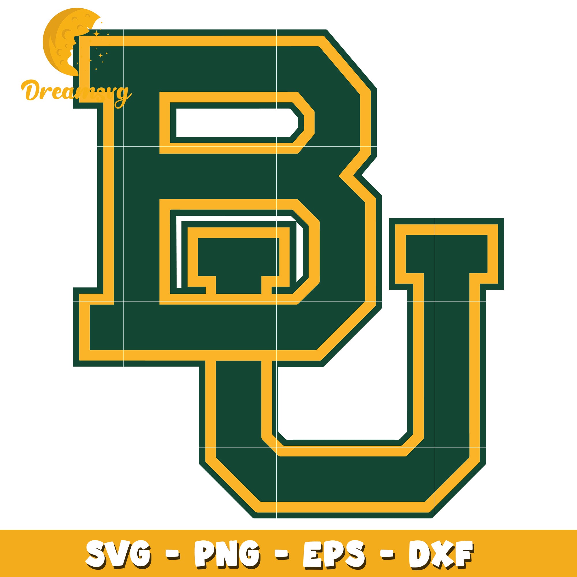 Baylor University Logo SVG Design for Crafting Projects