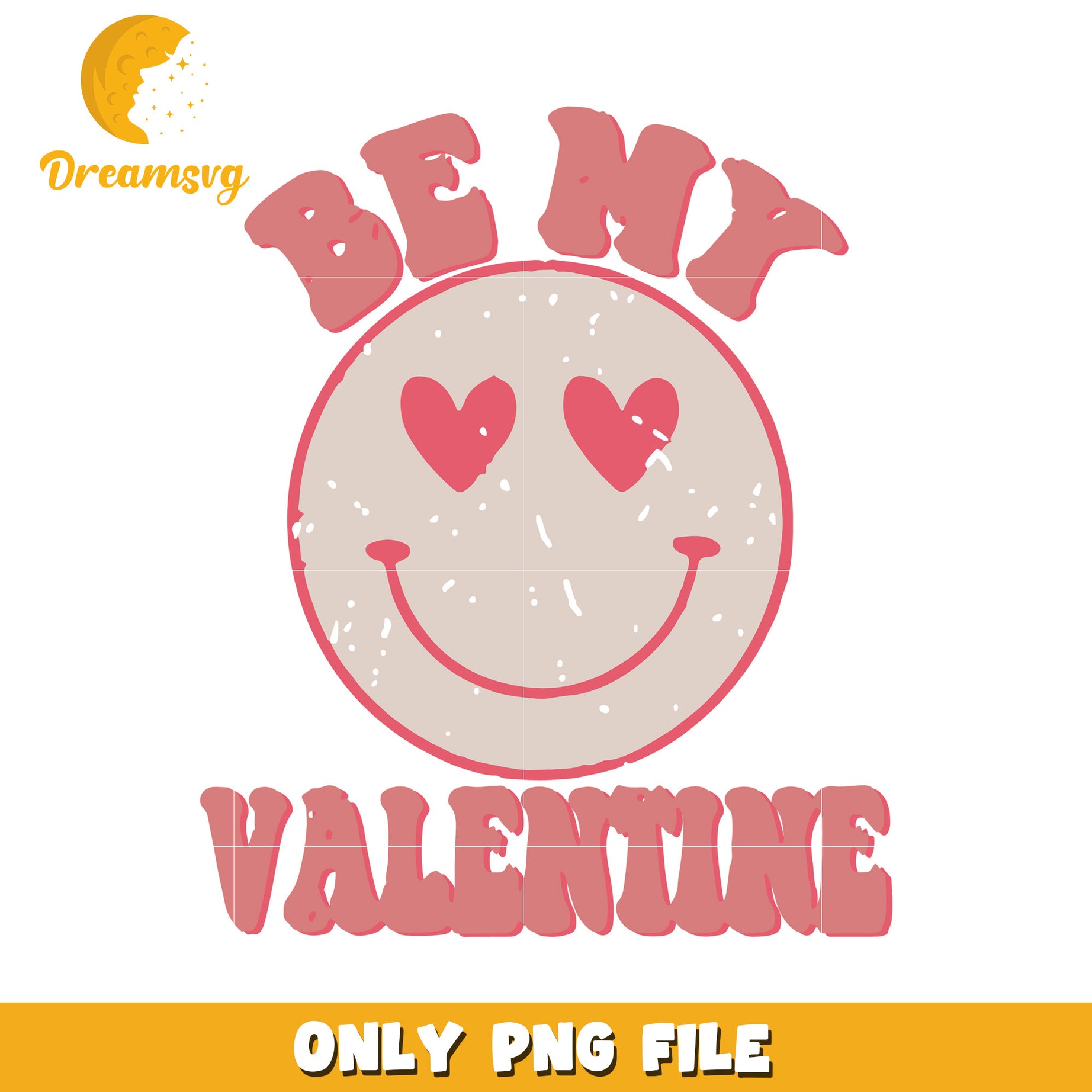 Be My Valentine Smiley PNG