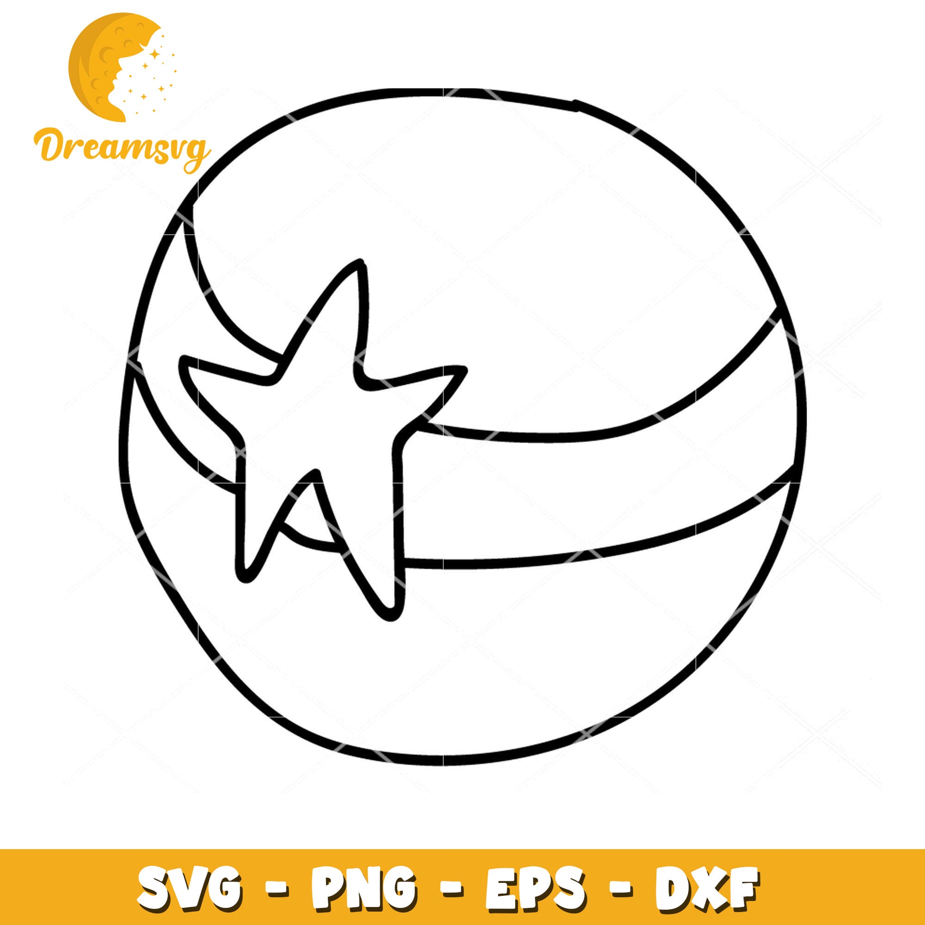 Beach Ball SVG Cut File