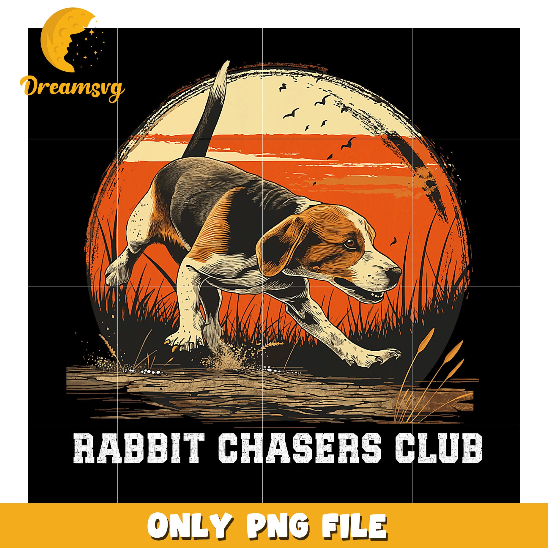 Beagle Hunting Dog PNG Rabbit Chasers Club