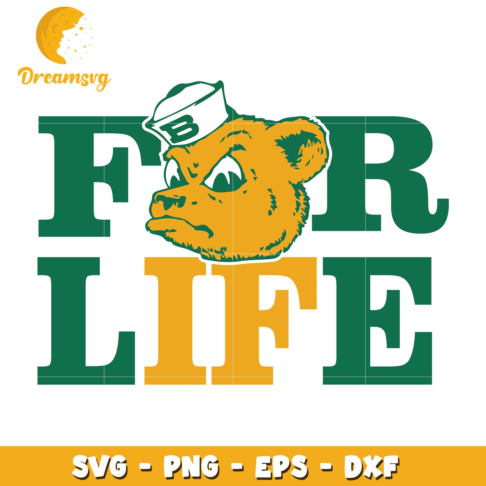 Bear For Life SVG PNG EPS DXF