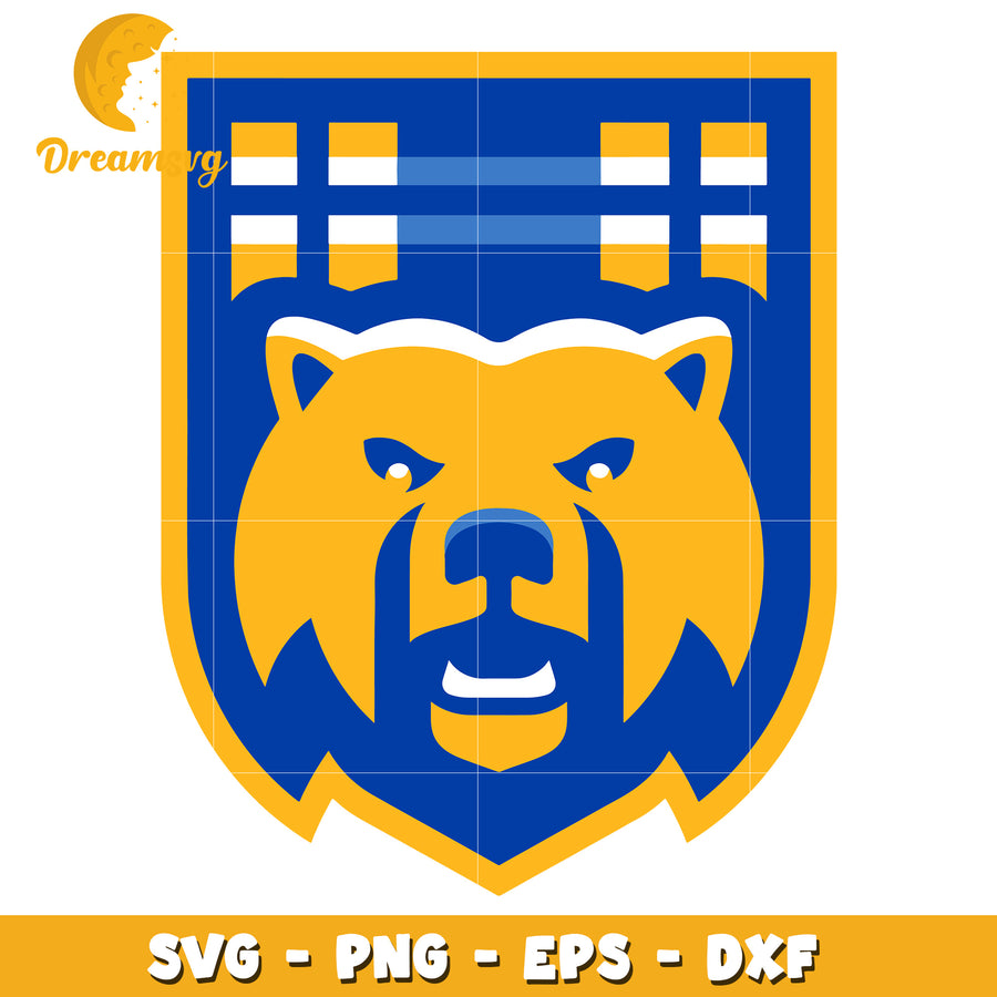 Bear Shield Logo SVG PNG EPS DXF
